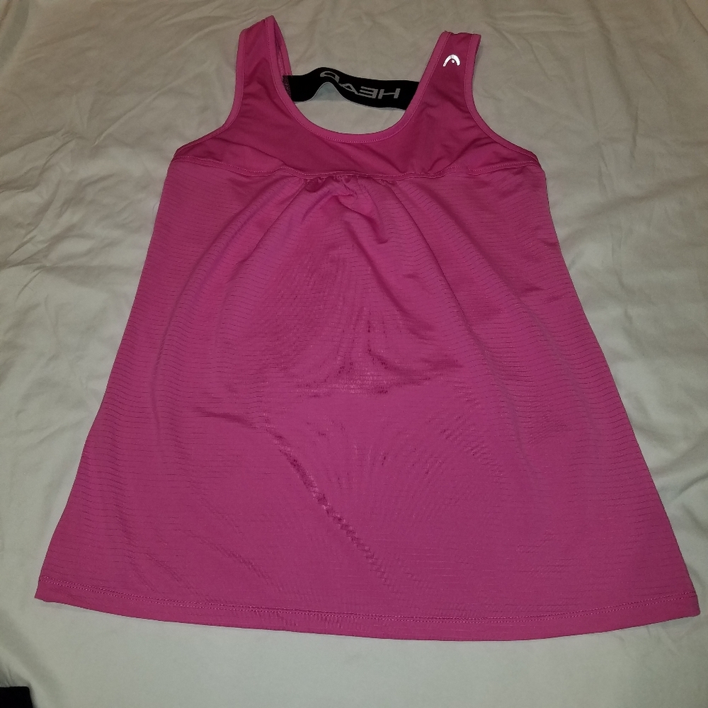 Pink Head work out Tank top size S